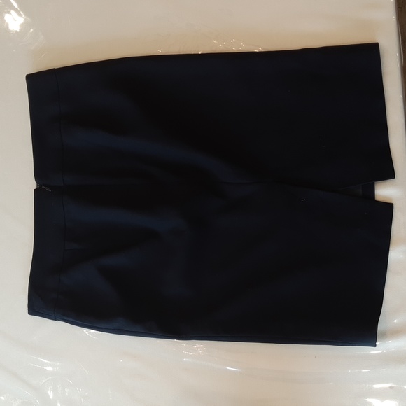 J. Crew Navy Cotton Pencil Skirt Size 6 - Picture 3 of 5